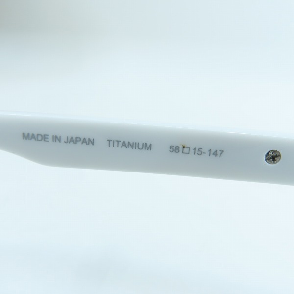 実際に弊社で買取させて頂いたSAMURAI SHO/サムライ翔 眼鏡/メガネフレーム SS-T122 LTDの画像 6枚目