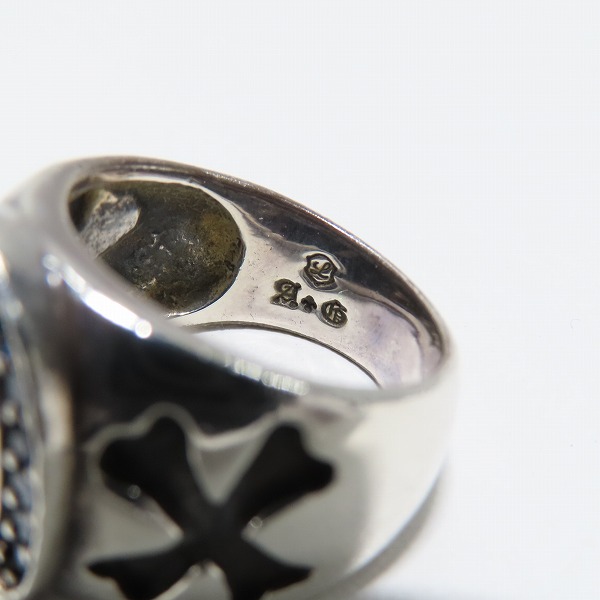 実際に弊社で買取させて頂いたA&G×LION HEART/エーアンドジー×ライオンハート スカルリング 17号の画像 6枚目