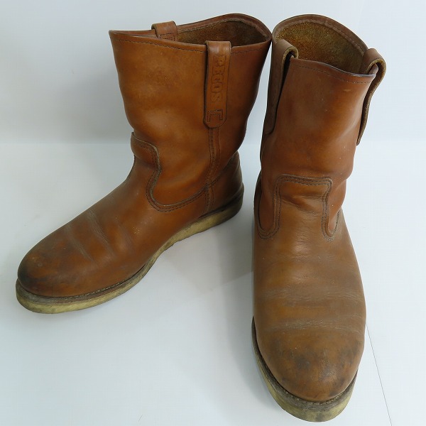 実際に弊社で買取させて頂いたRED WING/レッドウィング ペコスブーツ 赤羽タグ 866/10.5E
