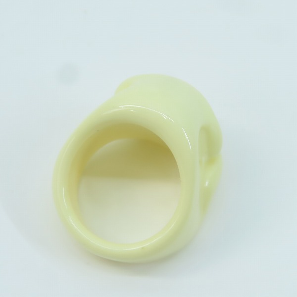 実際に弊社で買取させて頂いたGARNI/ガルニ アクリル スカルリング ホワイト 18号の画像 5枚目