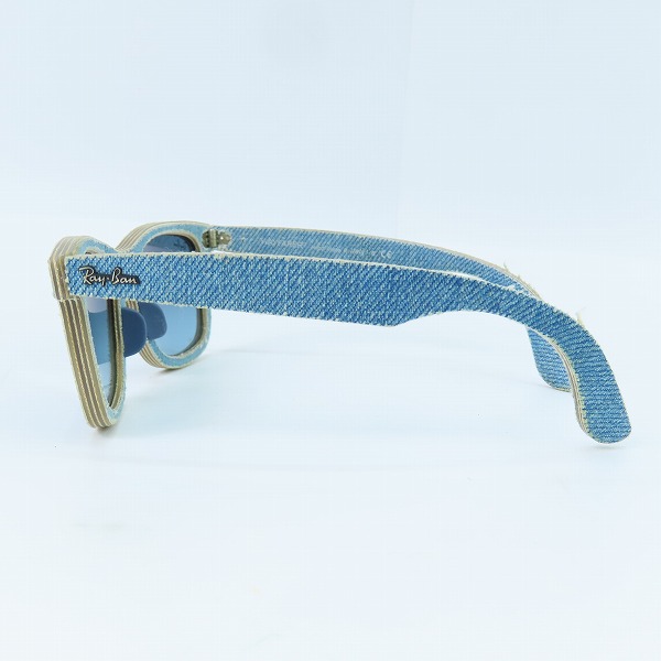 実際に弊社で買取させて頂いたRayｰBan/レイバン DENIM WAYFARER デニム サングラス RB-2140F 1164/4Mの画像 1枚目