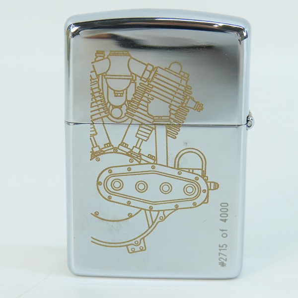 実際に弊社で買取させて頂いたZIPPO/ジッポー HARLEY DAVIDSON/ハーレーダビッドソン メタル貼り 1994年製の画像 1枚目