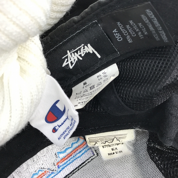実際に弊社で買取させて頂いた【おまとめ】ステューシー/パタゴニア/チャンピオン 他 キャップ/ニット帽 等の画像 1枚目
