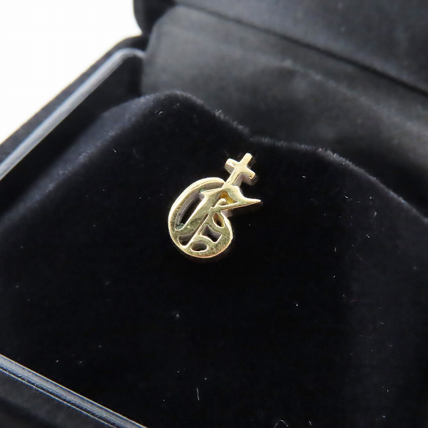 実際に弊社で買取させて頂いたGANGSTERVILLE/ギャングスタービル × galcia/ガルシア 18K トレードマークピアス ゴールド