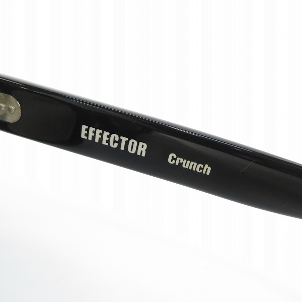 実際に弊社で買取させて頂いたEFFECTOR/エフェクター crunch/クランチ 眼鏡/メガネフレーム 偏光クリップオンサングラス付の画像 4枚目