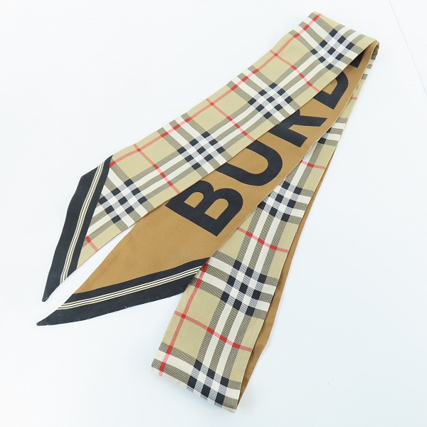 実際に弊社で買取させて頂いたBURBERRY/バーバリー スキニースカーフ/ミッツァ リバーシブル バーバリーチェック 8028950 