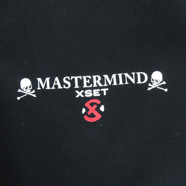 実際に弊社で買取させて頂いた【未使用】mastermind WORLD/マスターマインドワールド×XSET/エックスセット パーカー MC22S09-SW100-1/Mの画像 5枚目