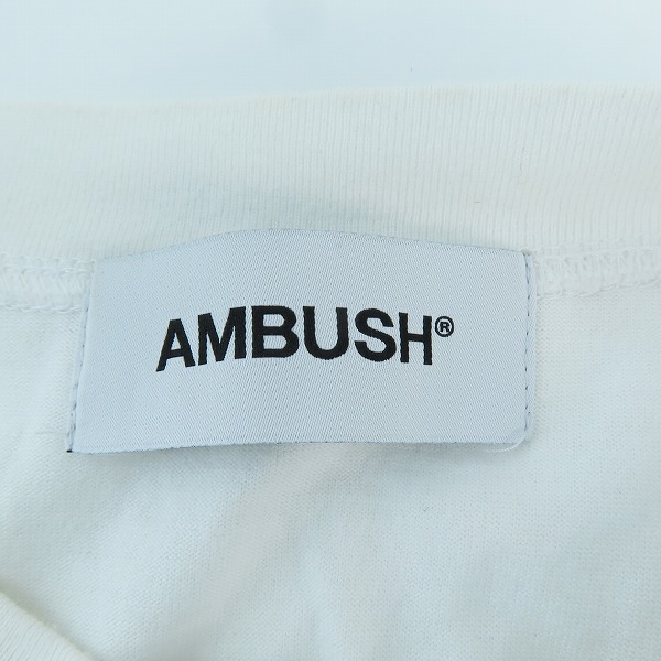 実際に弊社で買取させて頂いたAMBUSH/アンブッシュ LOGO T-SHIRT/ロゴTシャツ 12111698/3の画像 2枚目