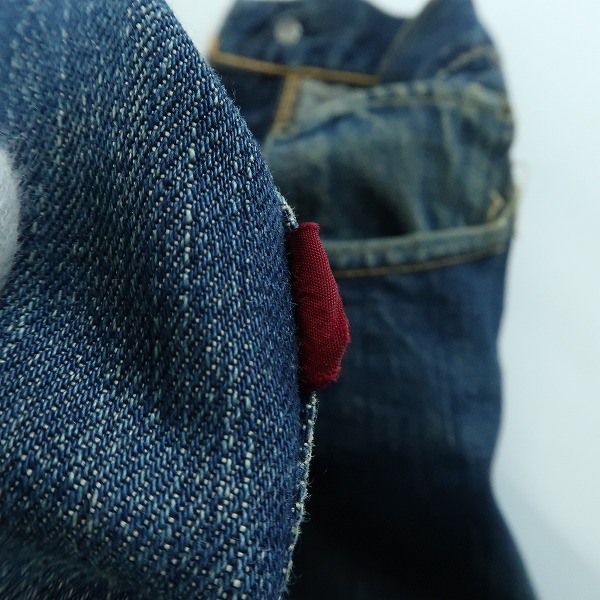 実際に弊社で買取させて頂いたLEVI'S/リーバイス 501XX 片面タブ/BIG E/隠しリベット 50s ヴィンテージ/ビンテージ デニムパンツの画像 3枚目