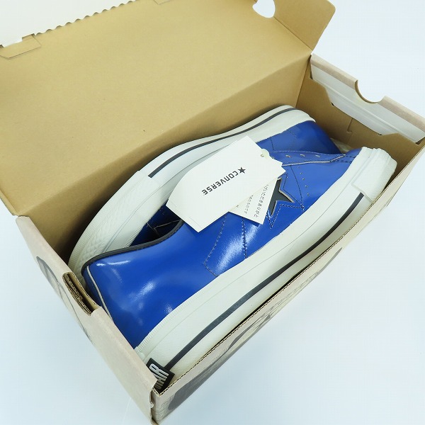 実際に弊社で買取させて頂いた【未使用】CONVERSE/コンバース ONE STAR OX ワンスター ANTIQUE ROIYAL BLU/10.5の画像 7枚目