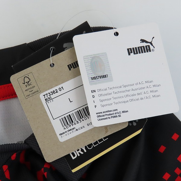実際に弊社で買取させて頂いた【未使用】PUMA/プーマ ACミラン×KOCHE 22/23 レプリカ シャツ 773362-01/Lの画像 6枚目