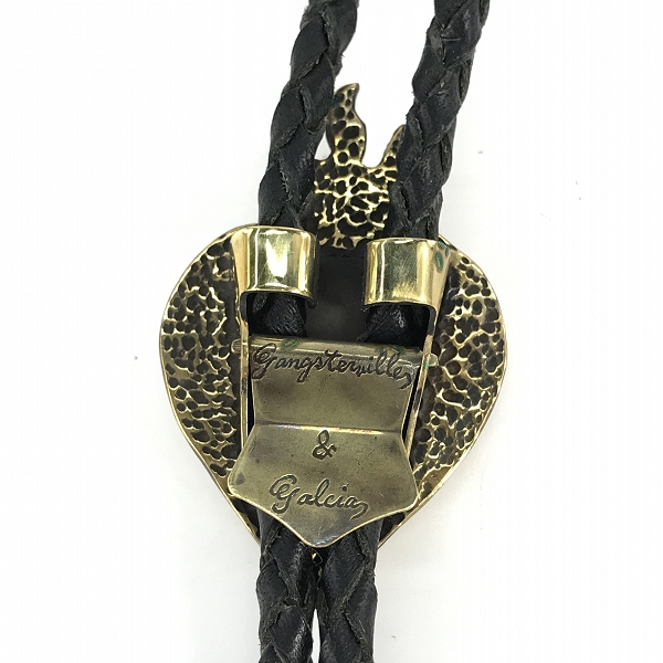 実際に弊社で買取させて頂いた(1)Gangsterville×galcia/ギャングスタービル×ガルシア TWO FACE/ダブルフェイス BOLO TIE/ボロタイ/ループタイ ブラス/真鍮の画像 2枚目