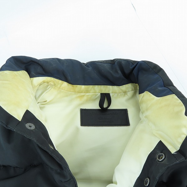 実際に弊社で買取させて頂いたUNDERCOVERISM/アンダーカバーイズム レザー切り替え ダウンジャケット B4215/2の画像 6枚目