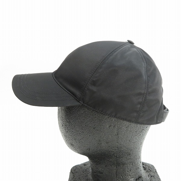 実際に弊社で買取させて頂いたPRADA/プラダ Re Nylon リナイロン ベースボールキャップ トライアングル ロゴ 2HC274/Lの画像 2枚目