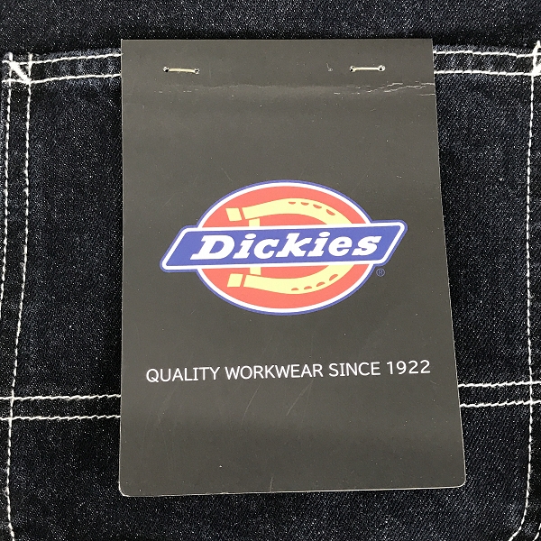 実際に弊社で買取させて頂いた【未使用】DICKIES/ディッキーズ デニム オーバーオール/サロペット ネイビー 1410-2781 /Lの画像 6枚目