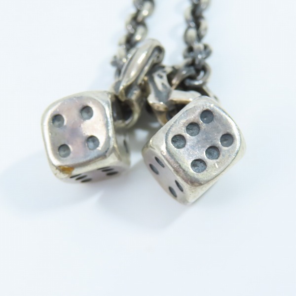 実際に弊社で買取させて頂いたGANGSTERVILLE× galcia/ギャングスタービル×ガルシア DICE TOP/CHIAN SET/ダイス ネックレスの画像 2枚目