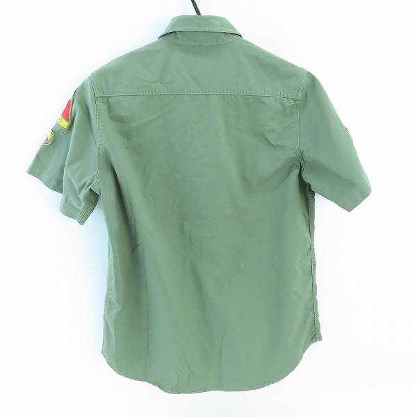 実際に弊社で買取させて頂いたALPHA INDUSTRIES/アルファインダストリーズ ミリタリーシャツ アーミー 半袖 グリーン Mの画像 1枚目