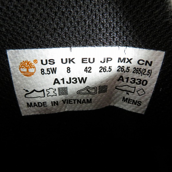 実際に弊社で買取させて頂いたTimberland/ティンバーランド レースアップブーツ A1J3W A1330/26.5の画像 5枚目