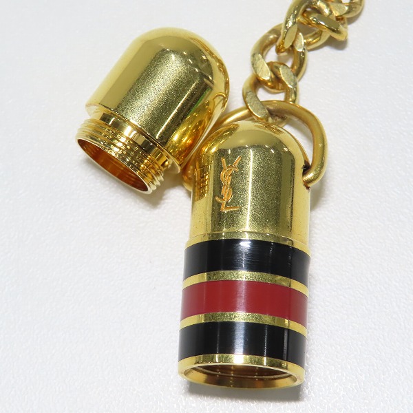 実際に弊社で買取させて頂いたYVES SAINT LAURENT YSL/イブサンローラン キーホルダー/ピルケースの画像 5枚目