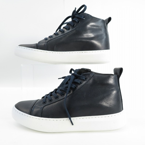 実際に弊社で買取させて頂いたbottega marchigiana/ボッテガマルキジャーナ レザー スニーカー/40の画像 3枚目