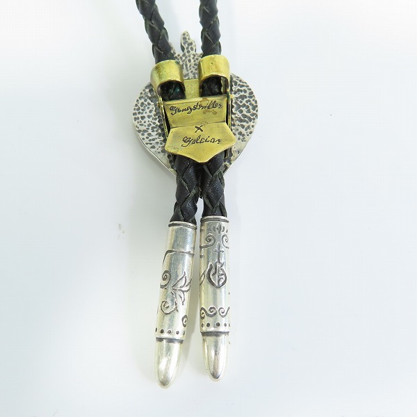 実際に弊社で買取させて頂いたGANGSTERVILLE×Galcia/ギャングスタービル×ガルシア ループタイ/ボロタイの画像 4枚目