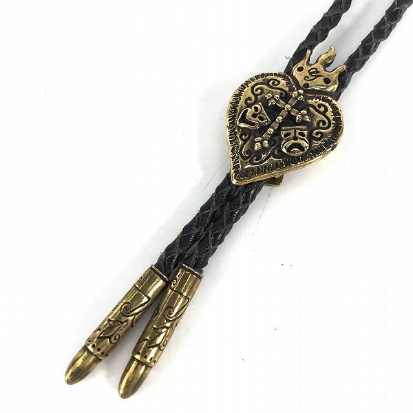 実際に弊社で買取させて頂いた(6)Gangsterville×galcia/ギャングスタービル×ガルシア TWO FACE/ダブルフェイス BOLO TIE/ボロタイ/ループタイ ブラス/真鍮