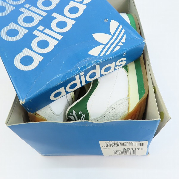 実際に弊社で買取させて頂いたadidas/アディダス ヴィンテージ/ビンテージ COUNTRY/カントリー フランス製 AC1175/6-1/2の画像 9枚目