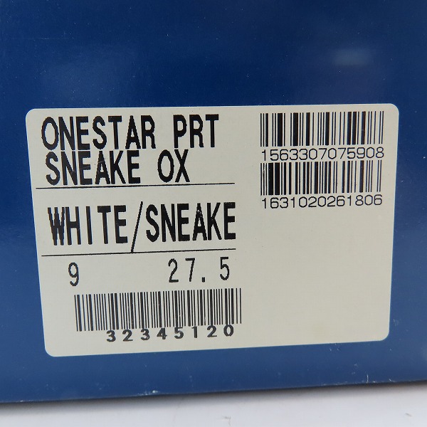 実際に弊社で買取させて頂いたCONVERSE/コンバース ONE STAR PRT SNEAKE OX /9の画像 9枚目