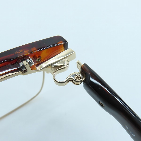 実際に弊社で買取させて頂いた999.9/フォーナインズ 眼鏡/メガネフレーム/アイウェア M-96の画像 5枚目