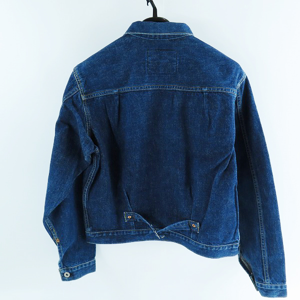 実際に弊社で買取させて頂いたLEVIS/リーバイス 506 1st ビッグE デニムジャケット J22刻印 71506-XX/38の画像 1枚目
