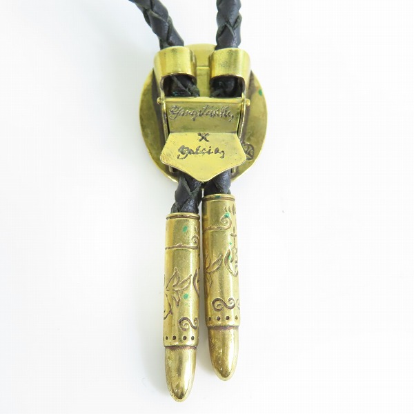 実際に弊社で買取させて頂いたGANGSTERVILLE×Galcia/ギャングスタービル×ガルシア ループタイ/ボロタイ ゴールド×シルバーの画像 4枚目