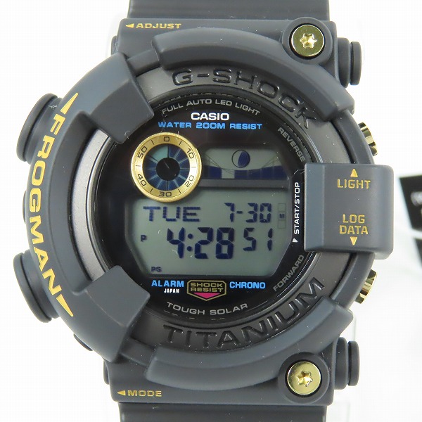 実際に弊社で買取させて頂いたG-SHOCK/Gショック MASTER OF G - SEA FROGMAN/フロッグマン 30周年記念 GW-8230B-9AJRの画像 1枚目