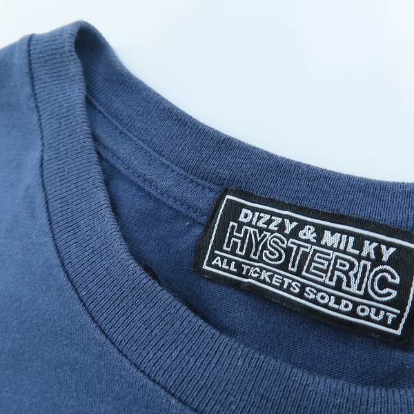 実際に弊社で買取させて頂いたHYSTERIC GLAMOUR/ヒステリックグラマー 22SS VIXEN GIRL刺繍 Tシャツ 02221CT05 Lの画像 5枚目