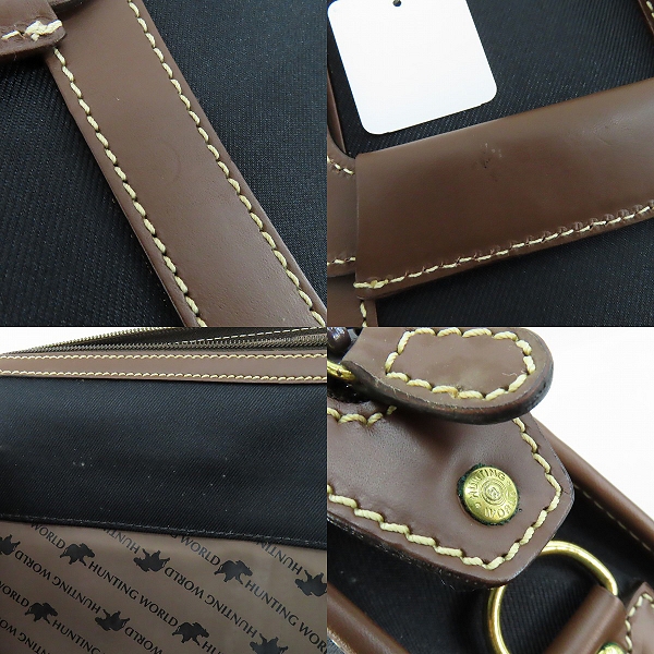 実際に弊社で買取させて頂いたHUNTING WORLD/ハンティングワールド サファリトゥデイ 2way ブリーフケース ビジネスバッグの画像 8枚目