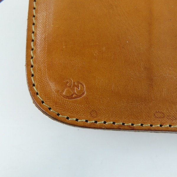 実際に弊社で買取させて頂いたRED MOON/レッドムーン レザー ウォレット 財布 ウォレットコード付きの画像 6枚目