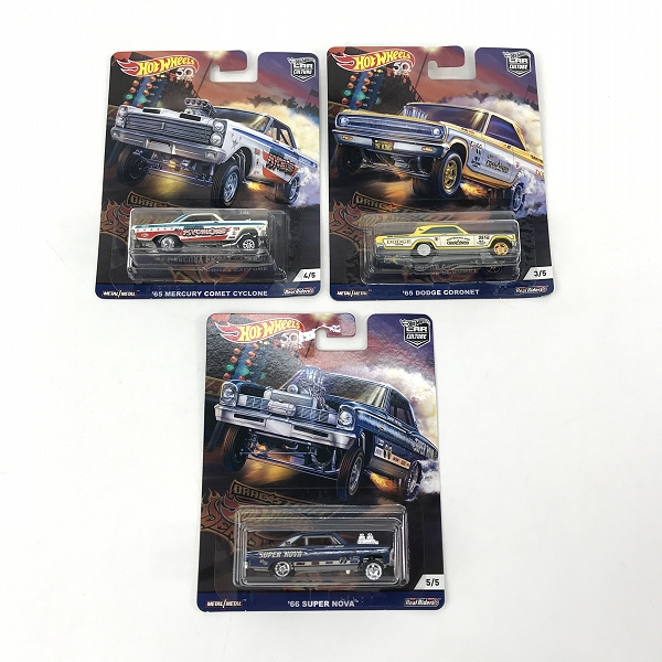 実際に弊社で買取させて頂いた【おまとめ/未開封】Hot Wheels/ホットウィール 1/64 2018 CAR CULTURE/カーカルチャー DRAGSTRIP DEMONSの画像 3枚目