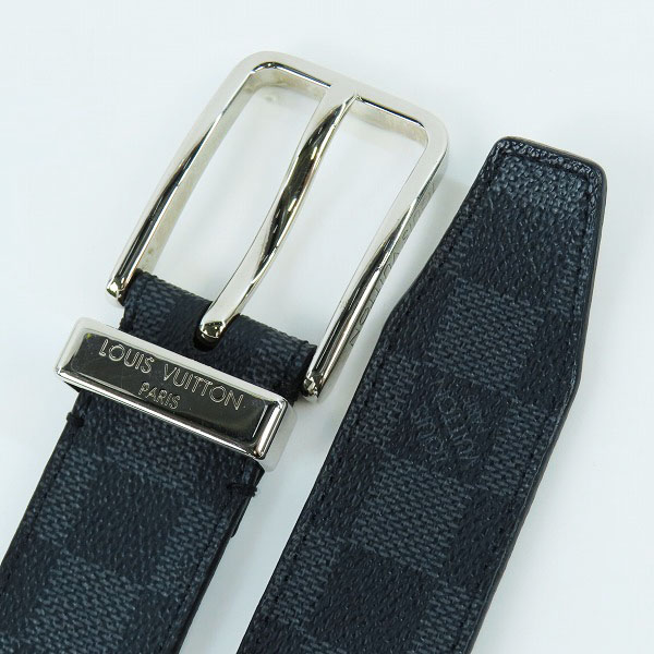 実際に弊社で買取させて頂いたLOUIS VUITTON/ルイヴィトン サンチュールポンヌフ ダミエ レザー ベルト M9402の画像 1枚目