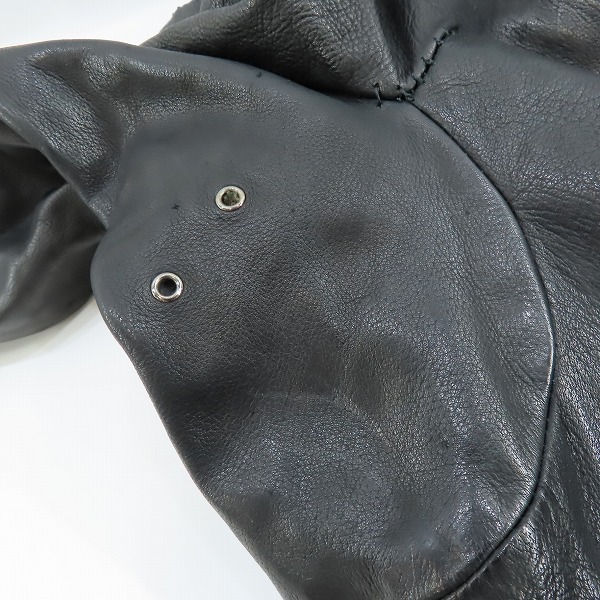 実際に弊社で買取させて頂いたincarnation/インカネーション バッファローレザー ロングコート/Sの画像 4枚目