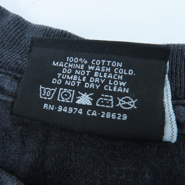 実際に弊社で買取させて頂いたSTUSSY×NEIGHBORHOOD/ステューシー×ネイバーフッド スカル プリント Tシャツ ブラック /XLの画像 3枚目