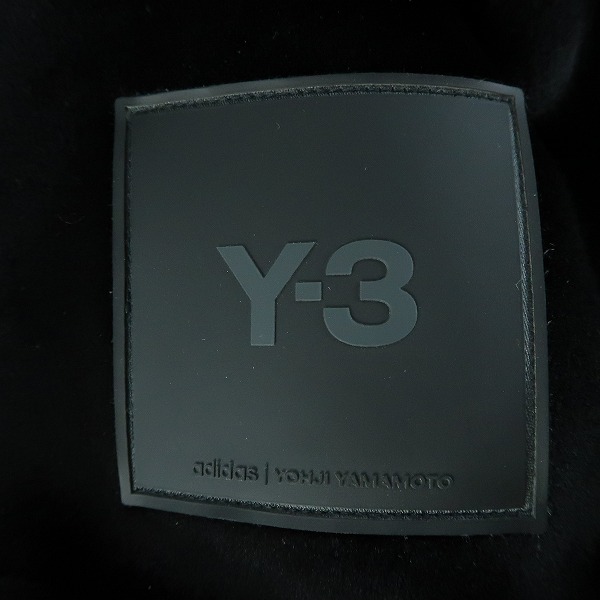 実際に弊社で買取させて頂いたY-3/ワイスリー U SQUARE VELVET SPACER CREW SWEATSHIRT/ベロアクルーネックスウェットトレーナー HB3339/Sの画像 6枚目