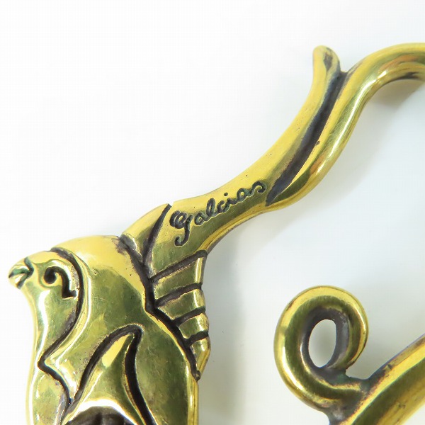実際に弊社で買取させて頂いた(4)GANGSTERVILLE×Galcia/ギャングスタービル×ガルシア スワローキーホルダー ブラス/真鍮の画像 3枚目