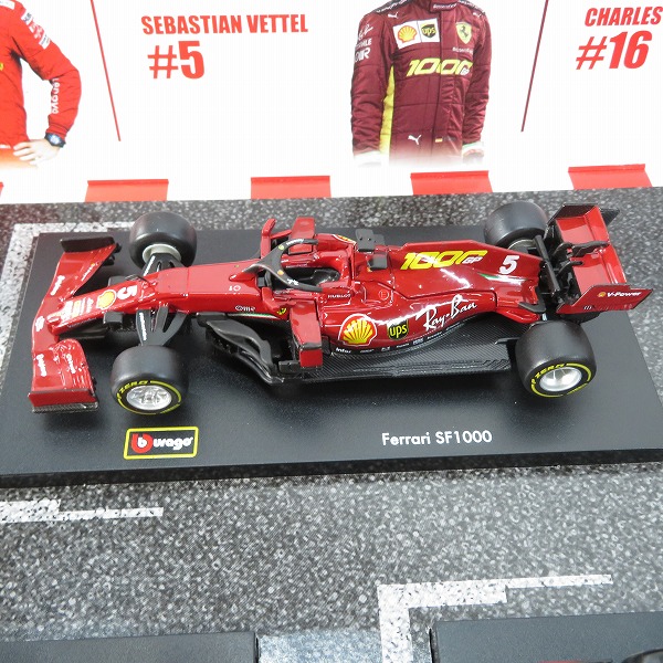 実際に弊社で買取させて頂いたbburago/ブラーゴ FORMULA RACING 1/43 フォーミュラ1/F1 Ferrari/フェラーリ Die Cast 6 Pack Set/ミニカーの画像 4枚目