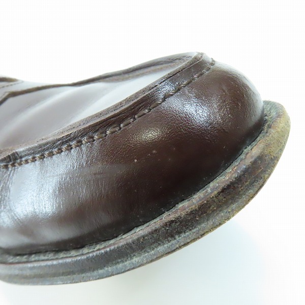 実際に弊社で買取させて頂いたJalan Sriwijaya×UNITED ARROWS/ジャランスリウァヤ×ユナイテッドアローズ コインローファー ブラウン 98857/38の画像 7枚目