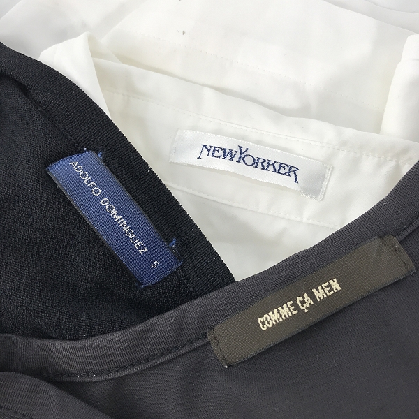 実際に弊社で買取させて頂いた【おまとめ】コムサメン/アドルフォドミンゲス/ニューヨーカー 等 Tシャツ/サマーニット/シャツの画像 1枚目