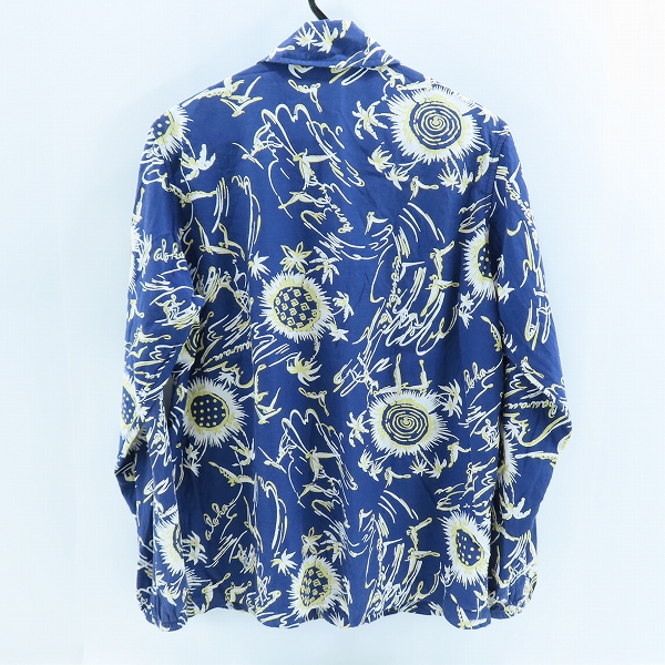 実際に弊社で買取させて頂いたBEAMS/ビームス アロハプリント コーチジャケット 11-18-4009-803/Sの画像 1枚目