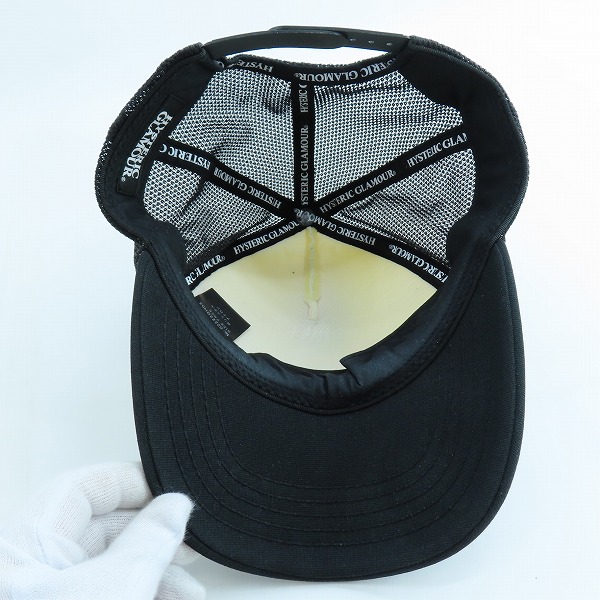 実際に弊社で買取させて頂いたHYSTERIC GLAMOUR/ヒステリックグラマー VIXEN GIRL メッシュキャップ 02223QH03/FREEの画像 4枚目