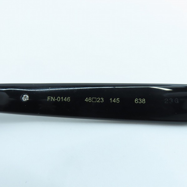 実際に弊社で買取させて頂いた999.9/フォーナインズ FN/FOUR NINES メガネフレーム アイウェア FN-0146の画像 5枚目