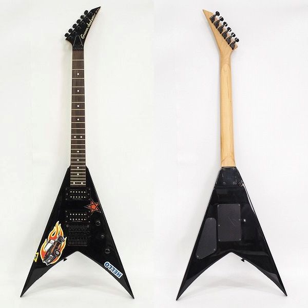 実際に弊社で買取させて頂いた★【弦無し】Grover Jackson/グローバージャクソン M.F.Line KING V エレキギター ソフトケース付の画像 1枚目