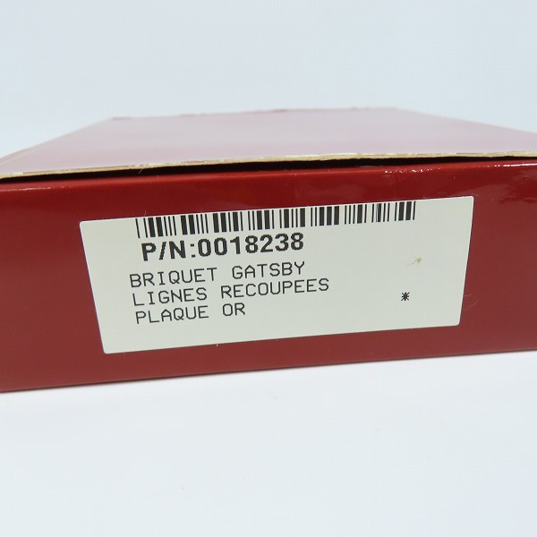 実際に弊社で買取させて頂いたS.T.Dupont/デュポン GATSBY/ギャッツビー ガスライター インターセクト ゴールド 18238の画像 8枚目