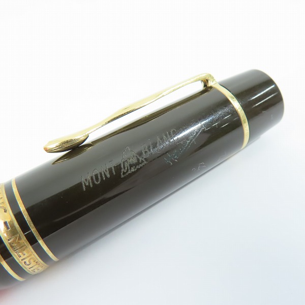 実際に弊社で買取させて頂いた(1)MONTBLANC/モンブラン 作家シリーズ ヘミングウェイ マイスターシュテュック 万年筆ペン先18K-750の画像 7枚目